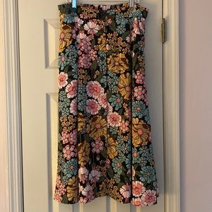 Floral Monki maxi skirt